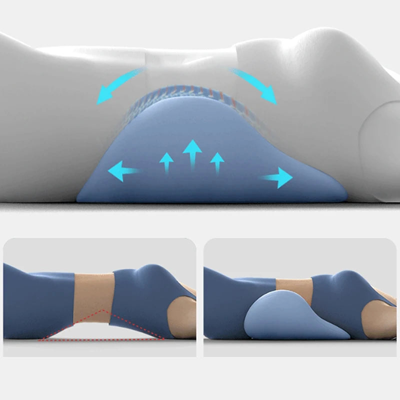 Coussin Lombaire PostureCare™ – Support Ergonomique pour le Bas du Dos